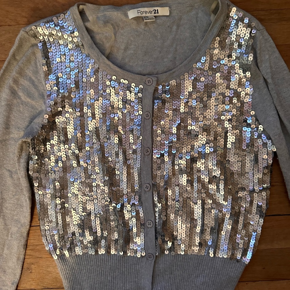 Sequin sweater